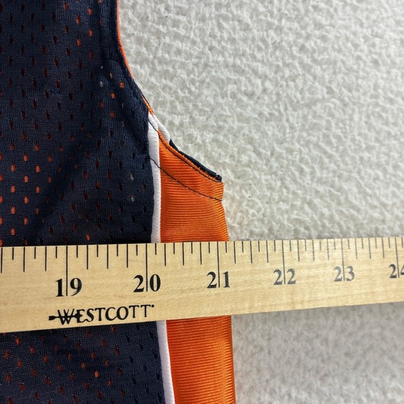 Y2K Starter Reversible Basketball Jersey Men L Blue Orange Sleeveless Vintage - Picture 7 of 8